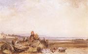 Richard Parkes Bonington Beach in Normandy (mk09) oil on canvas